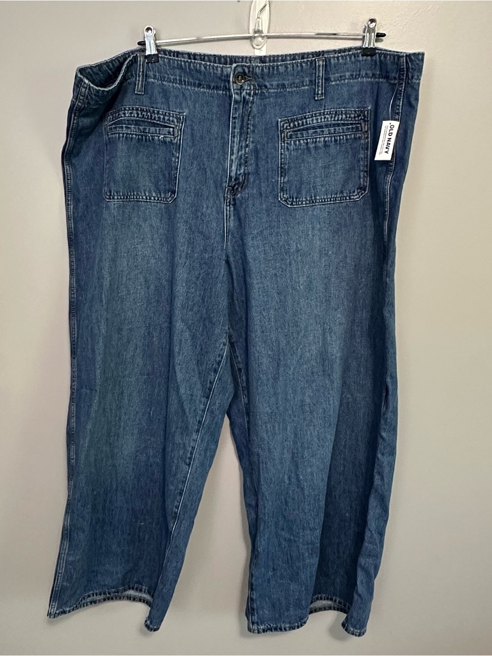 Old Navy High-Rise Baggy Wide Leg Jeans Women’s Size 24 NWT Wide Leg Denim